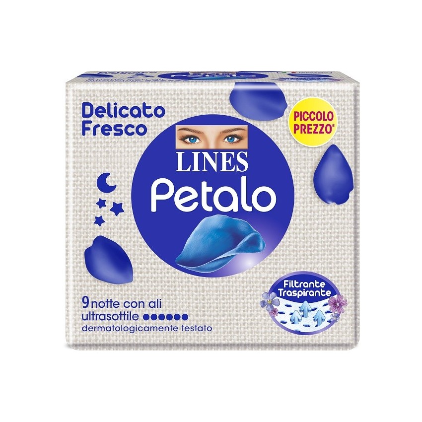 Lines Lines Petalo Blu Notte 9pz