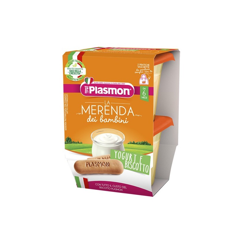 Plasmon La Merenda Bb Yogurt/bisc As