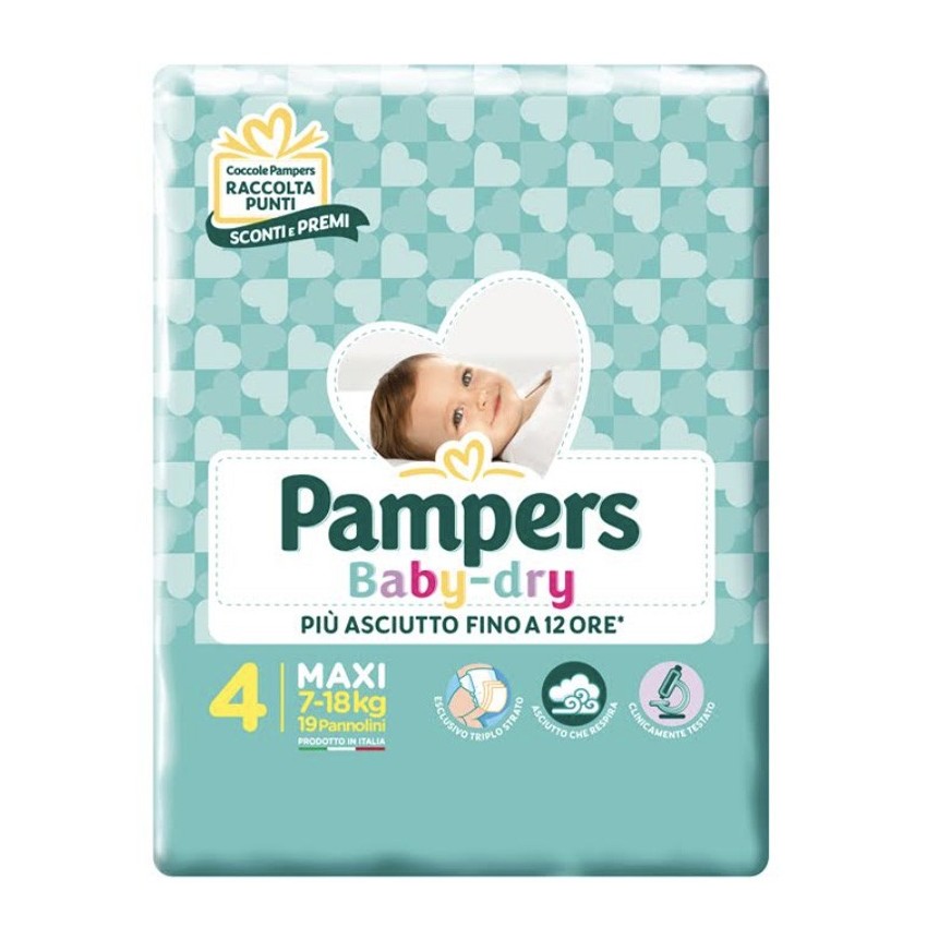 Pampers Pampers Bd Downcount Maxi 19pz