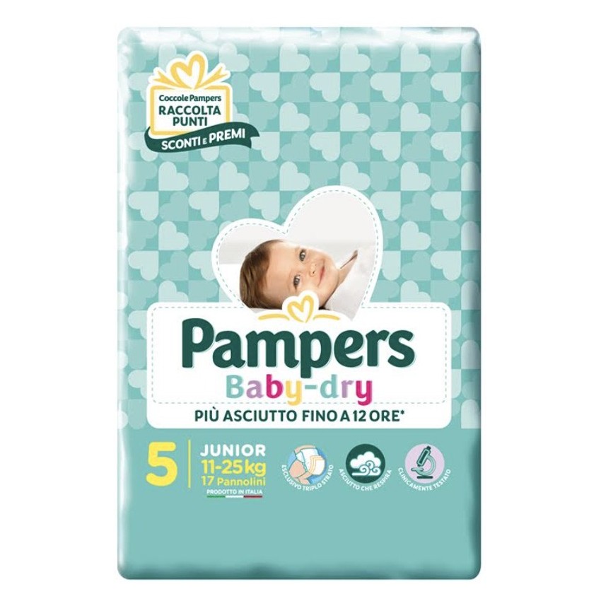 Pampers Pampers Bd Downcount J 17pz