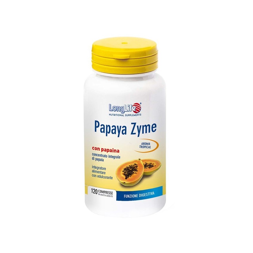 Long Life Longlife Papaya Zyme 120tav