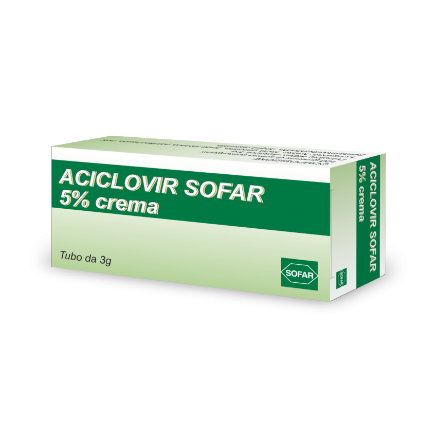 Sofar Aciclovir Sofar*crema 5% 3g
