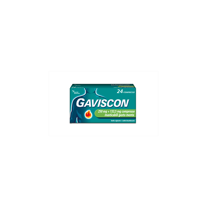 Gaviscon Gaviscon*24cpr Ment250+133,5mg
