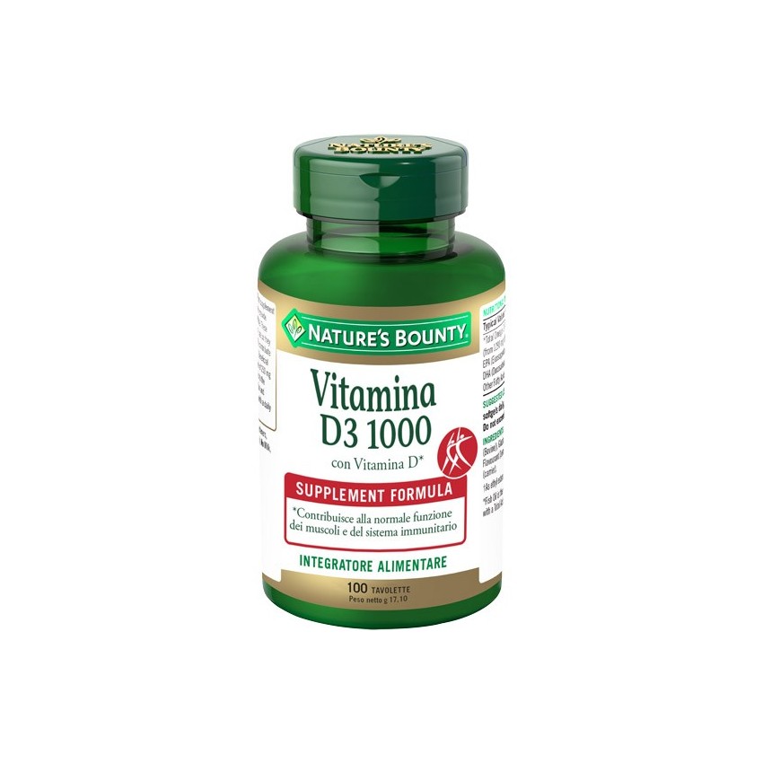 Nature' S Bounty Vitamina D3/1000 100tav